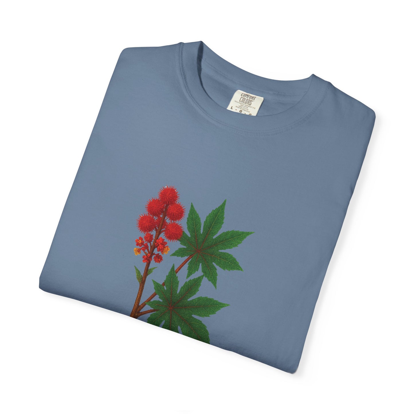 "I'm Toxic" - Castor Bean Botanical Design T-Shirt - Nature Lover Gift, Plant Enthusiast Apparel, Casual Wear, Earth Day, Eco-Friendly Clothing