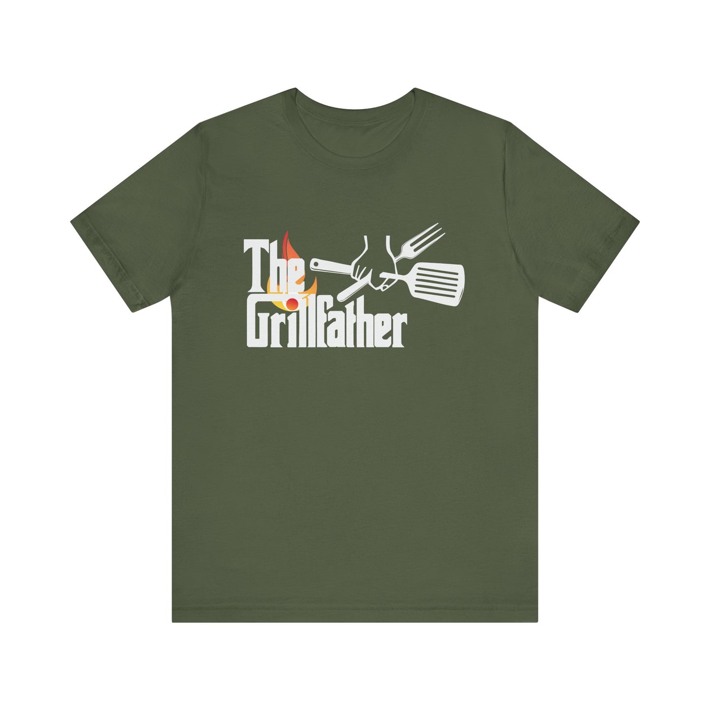 Grillfather Tee - Perfect for Dads and BBQ Lovers, Father's Day Gift, Summer Cookouts, Mens Casual Wear, Fun BBQ Apparel