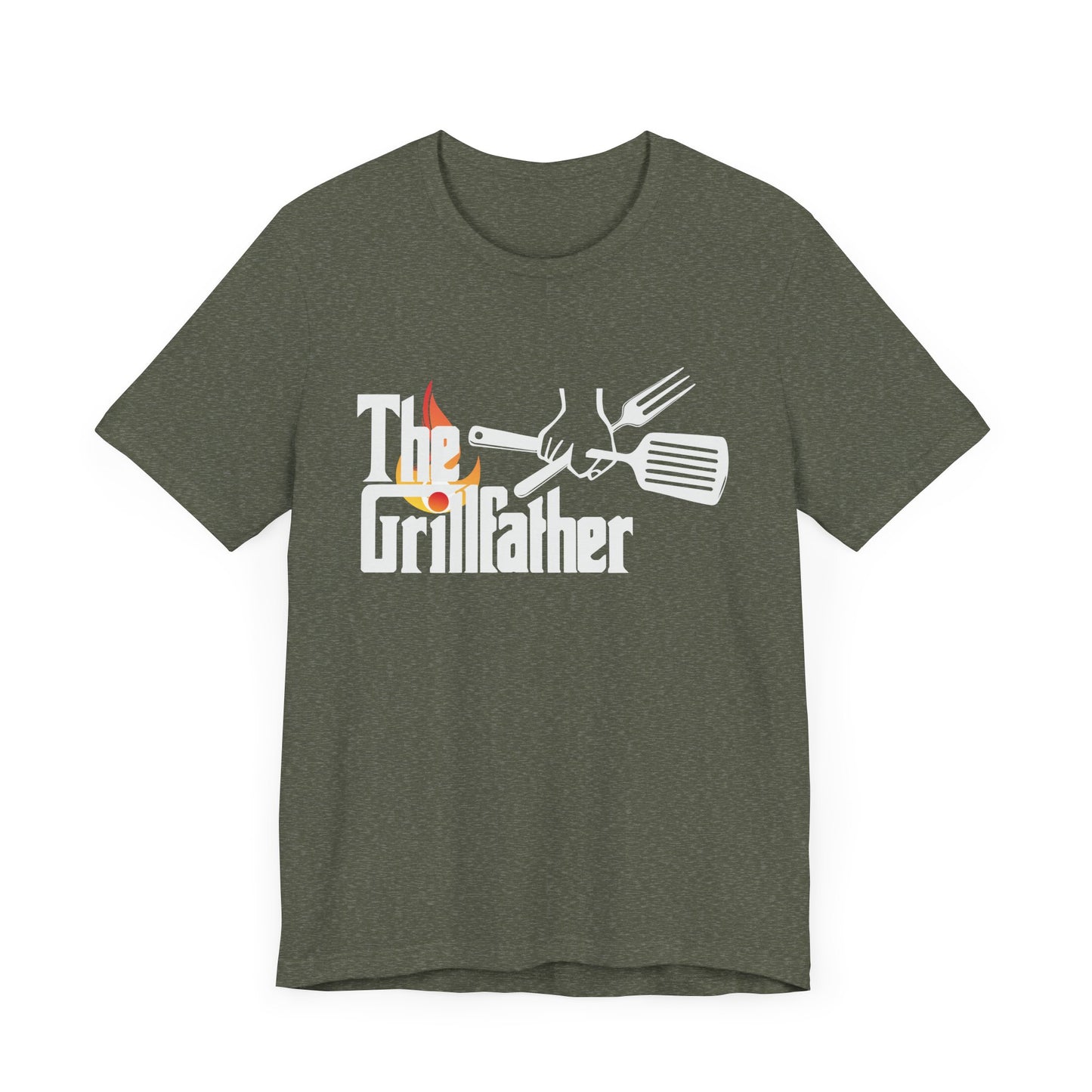 Grillfather Tee - Perfect for Dads and BBQ Lovers, Father's Day Gift, Summer Cookouts, Mens Casual Wear, Fun BBQ Apparel