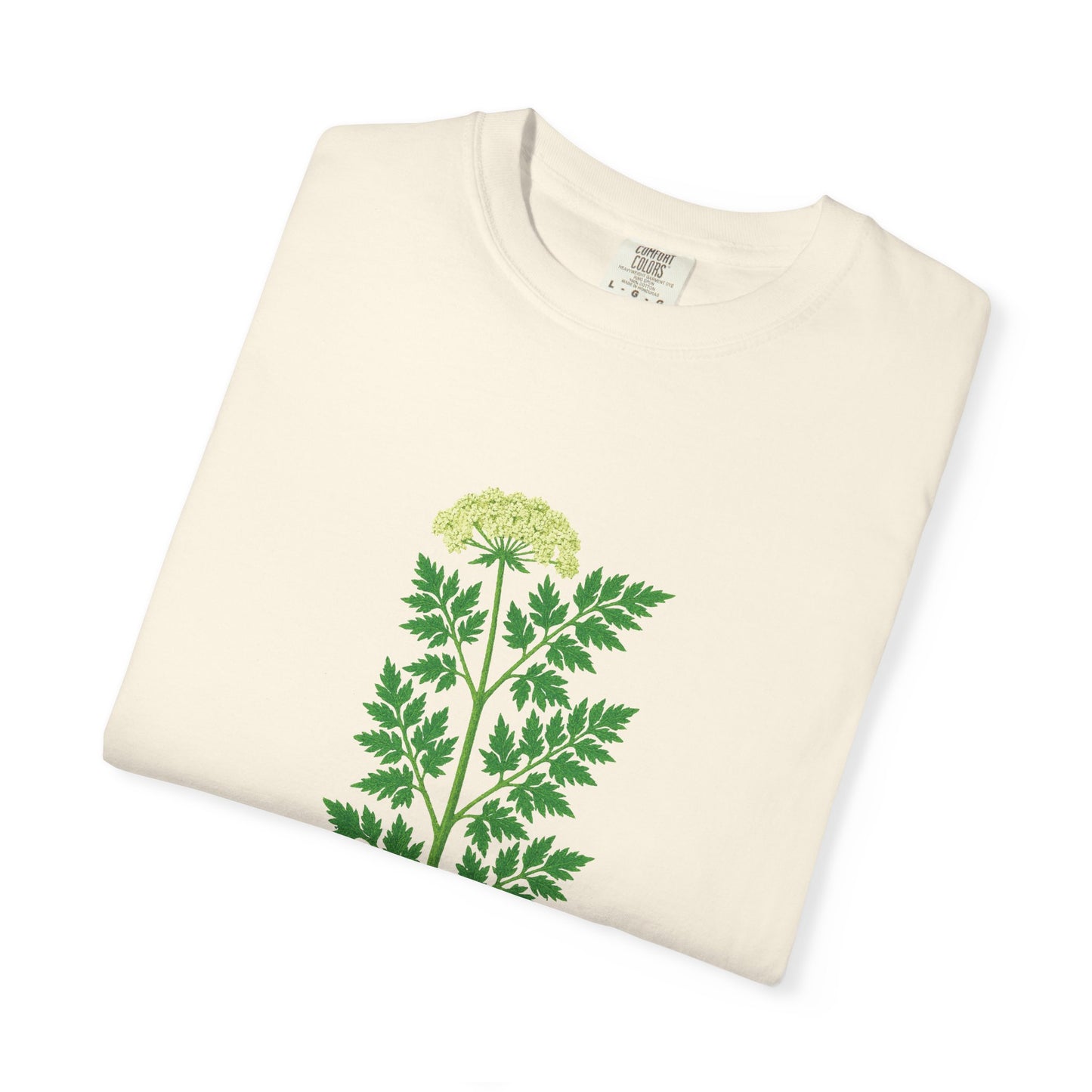 "Socratic Method," Hemlock - Botanical Design Unisex T-Shirt, Gift for Sassy Gardeners, Casual Wear, Eco-friendly Apparel