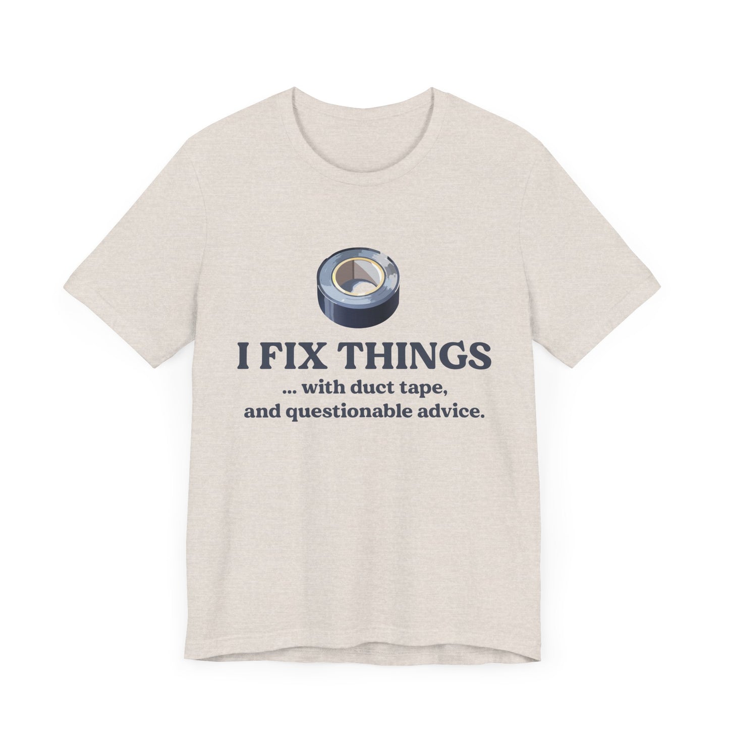 DIY Fixer Unisex Tee - Humor T-Shirt, Gift for Handy People, Dad Humor, Home Repair Shirt, Ideal for DIY Lovers, Funny Quotes Tee