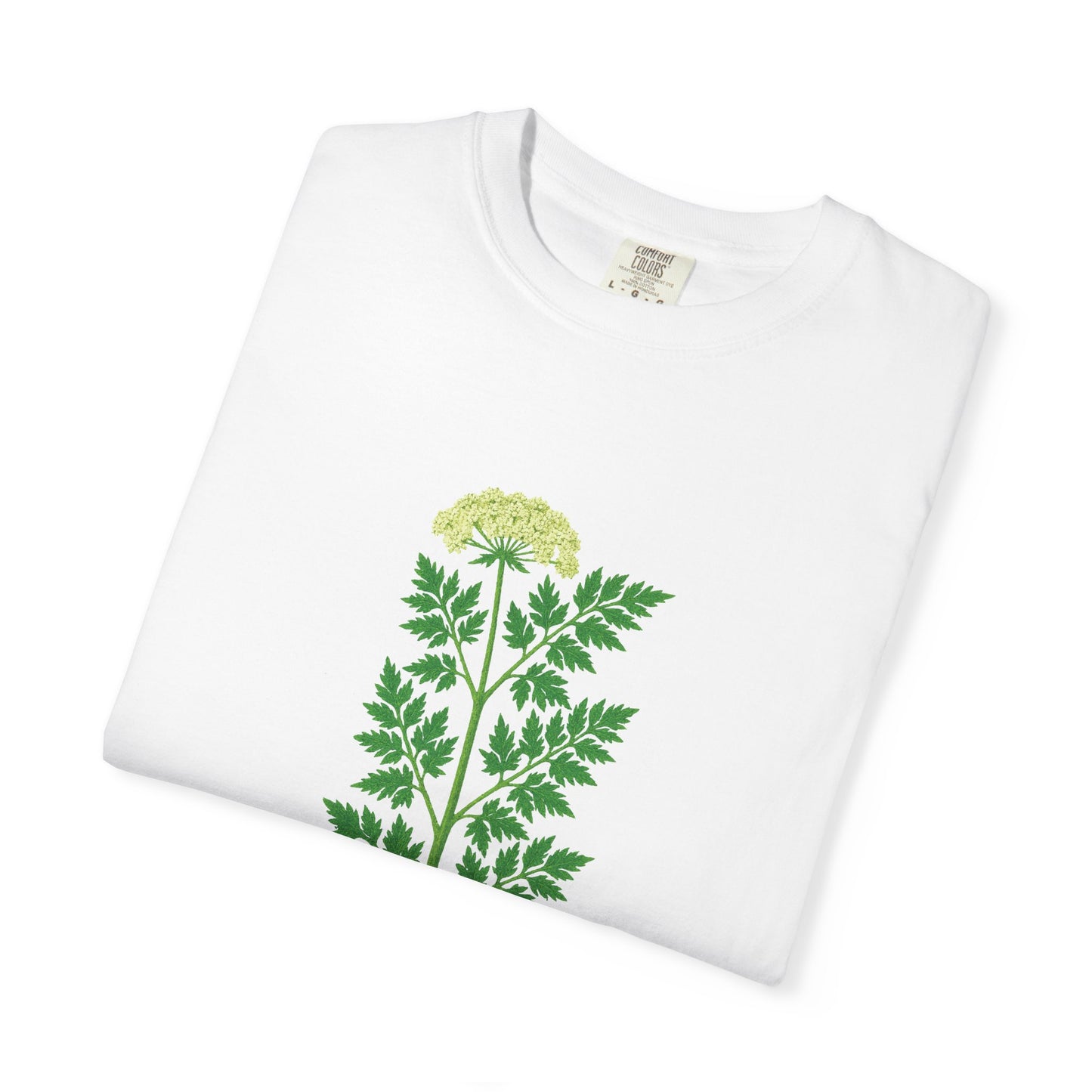 "Socratic Method," Hemlock - Botanical Design Unisex T-Shirt, Gift for Sassy Gardeners, Casual Wear, Eco-friendly Apparel