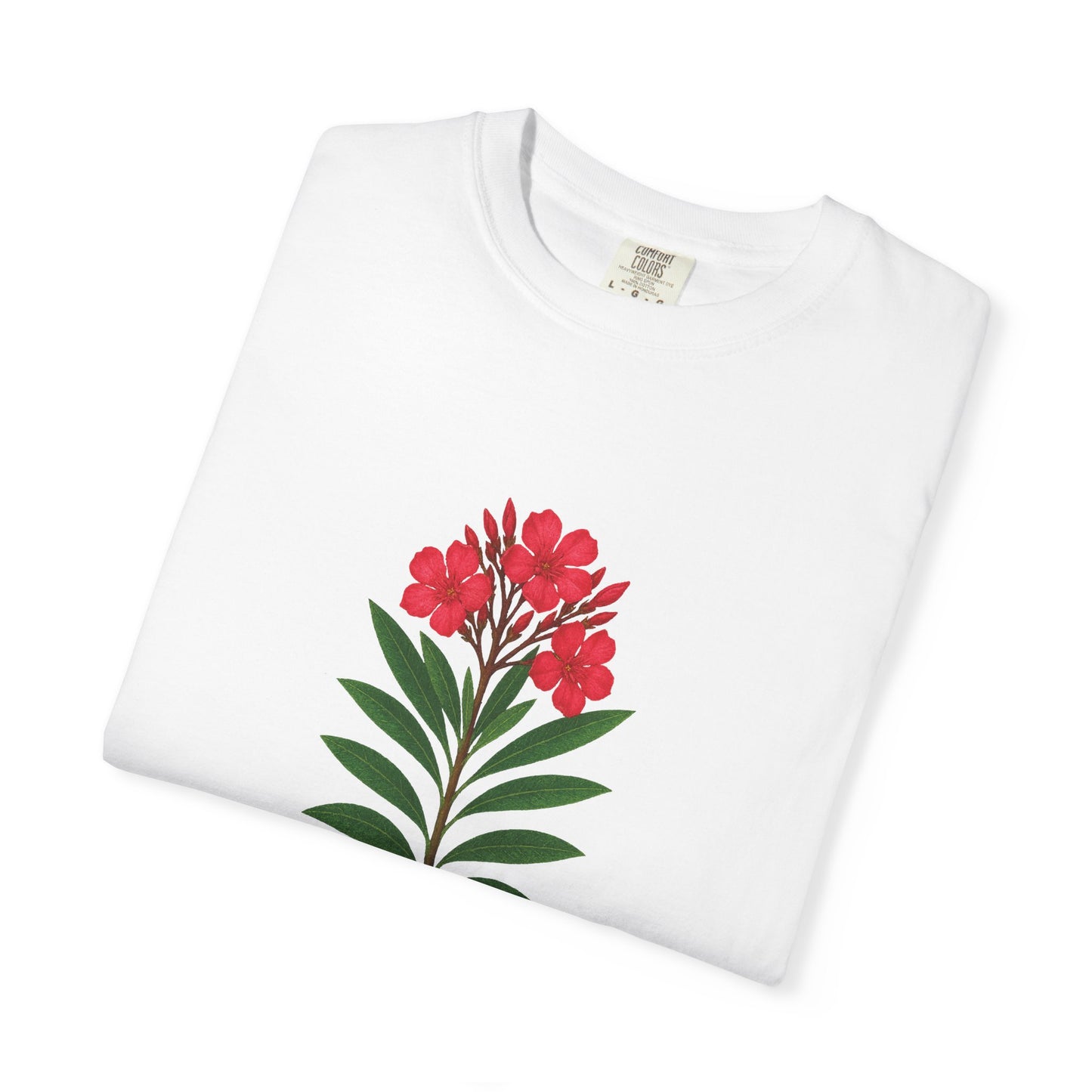 "Pretty Deadly" Oleander Unisex T-Shirt | Pretty Deadly Floral Tee, Summer Vibes, Casual Style, Gift for Plant Lovers, Eco-Friendly Fashion