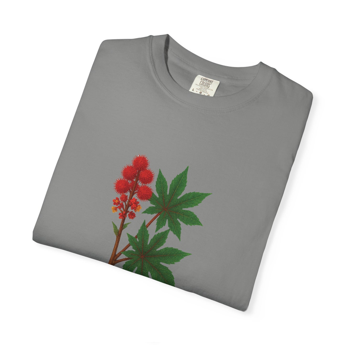 "I'm Toxic" - Castor Bean Botanical Design T-Shirt - Nature Lover Gift, Plant Enthusiast Apparel, Casual Wear, Earth Day, Eco-Friendly Clothing