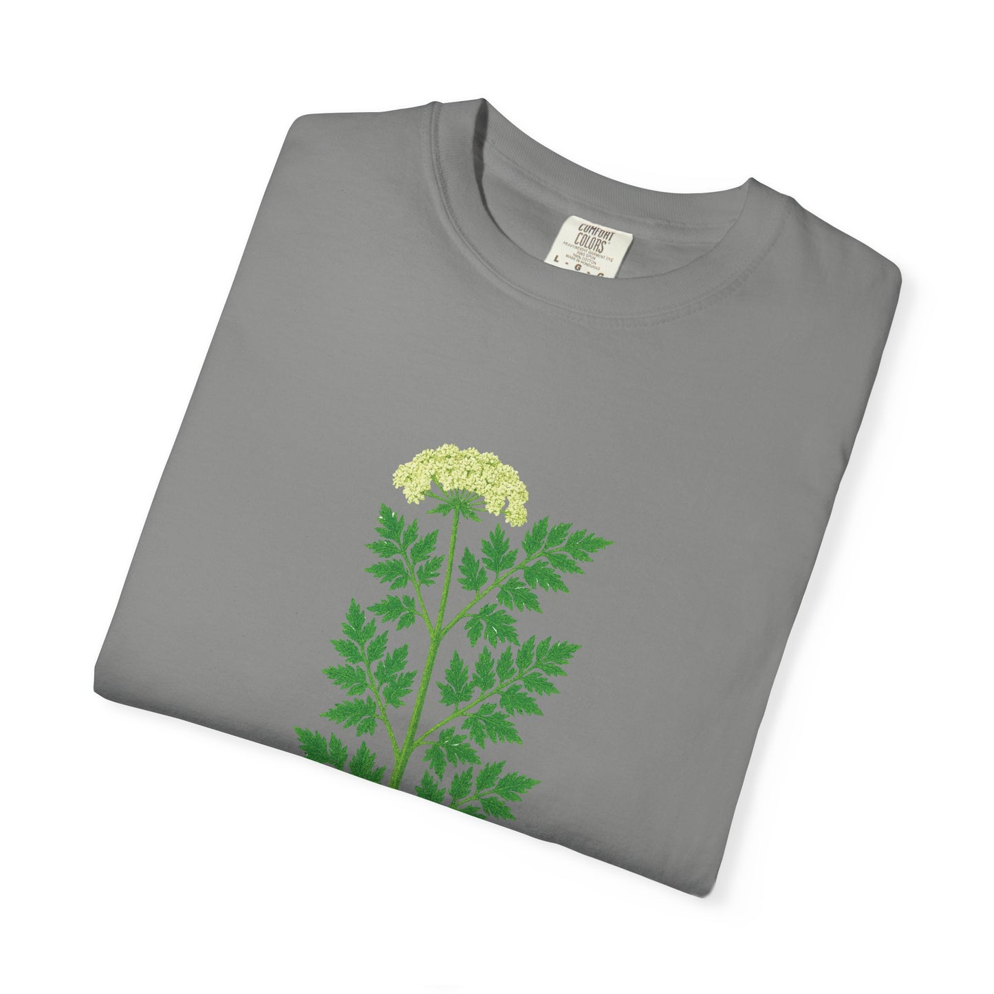 "Socratic Method," Hemlock - Botanical Design Unisex T-Shirt, Gift for Sassy Gardeners, Casual Wear, Eco-friendly Apparel