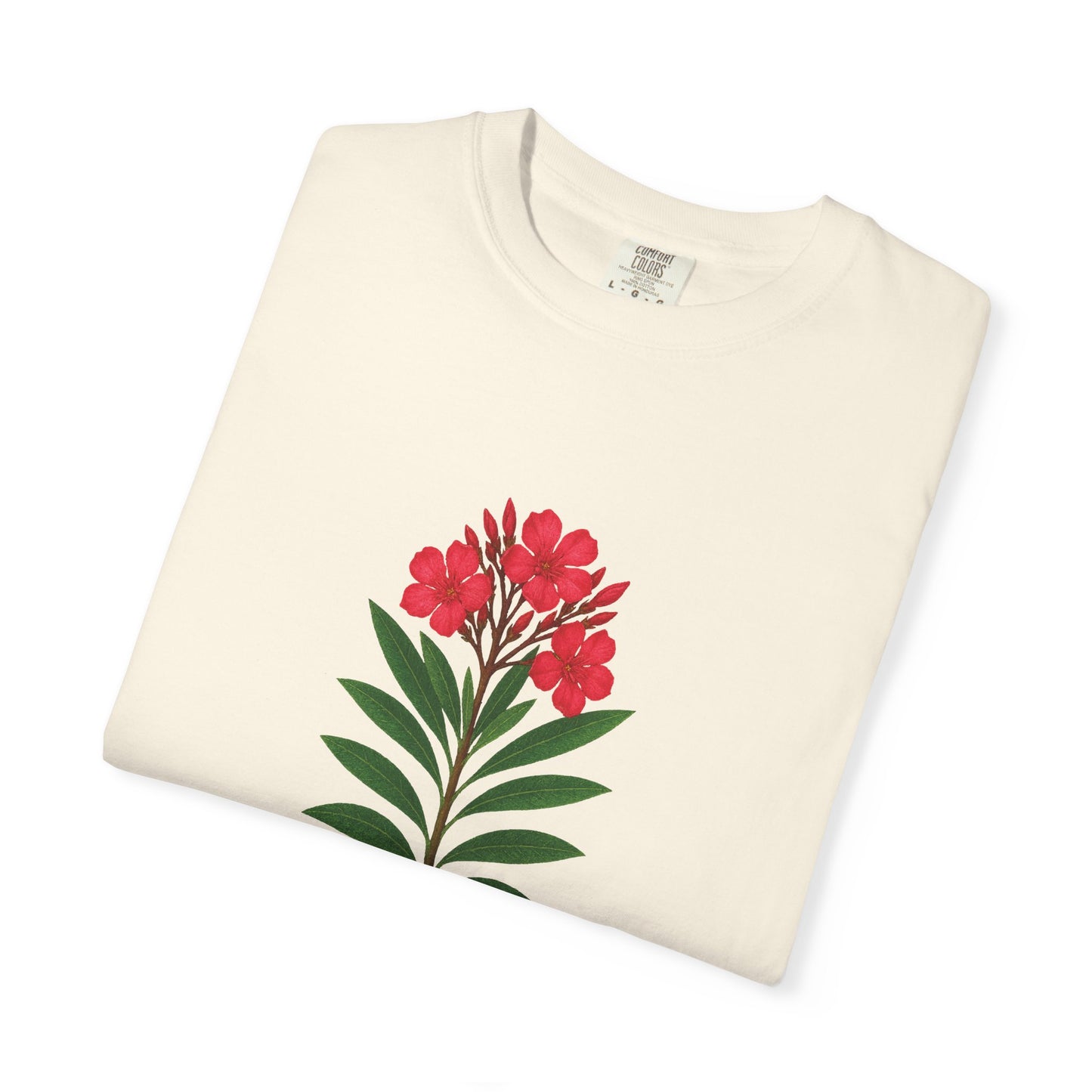 "Pretty Deadly" Oleander Unisex T-Shirt | Pretty Deadly Floral Tee, Summer Vibes, Casual Style, Gift for Plant Lovers, Eco-Friendly Fashion