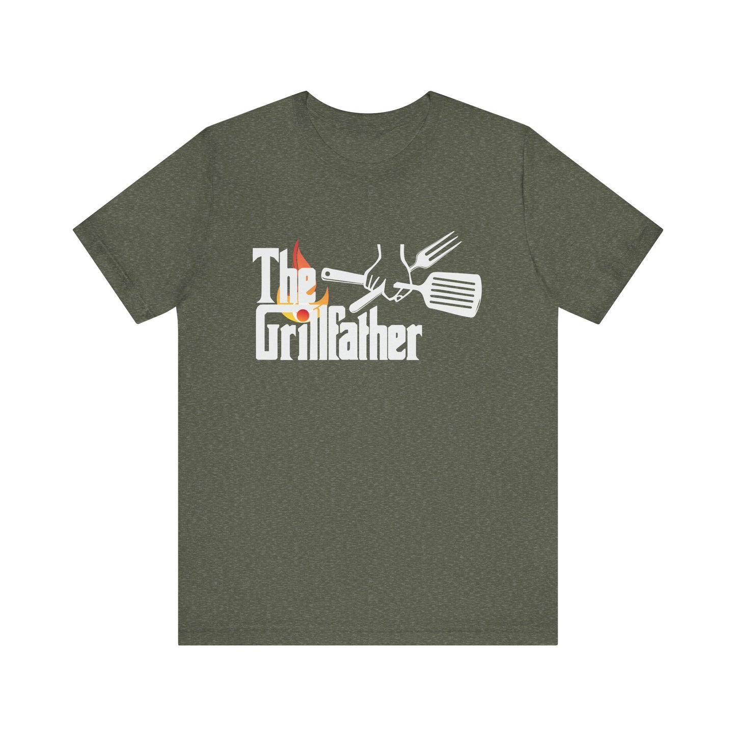 Grillfather Tee - Perfect for Dads and BBQ Lovers, Father's Day Gift, Summer Cookouts, Mens Casual Wear, Fun BBQ Apparel