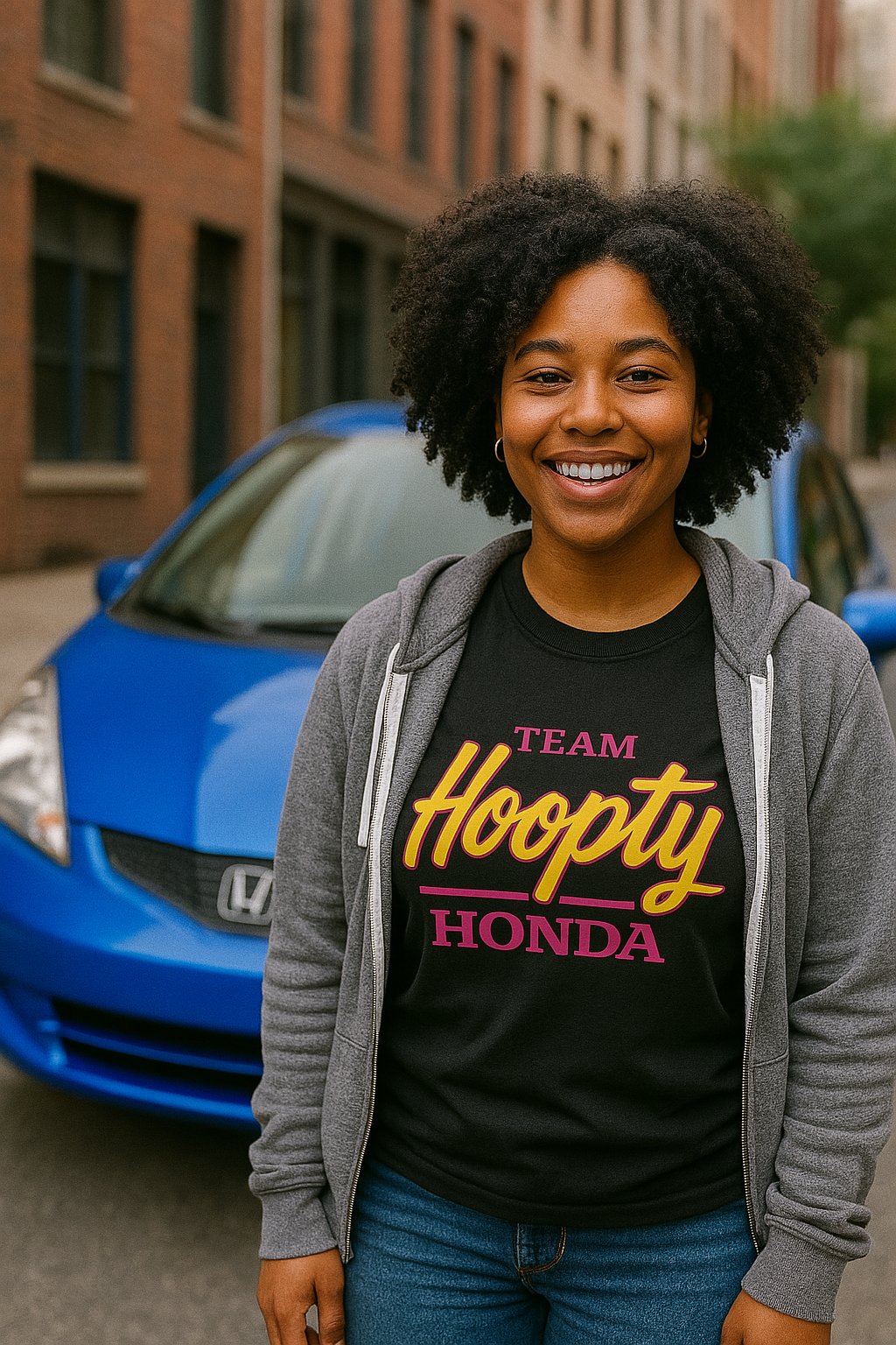 "Team Hoopty Honda" Vibes Tee