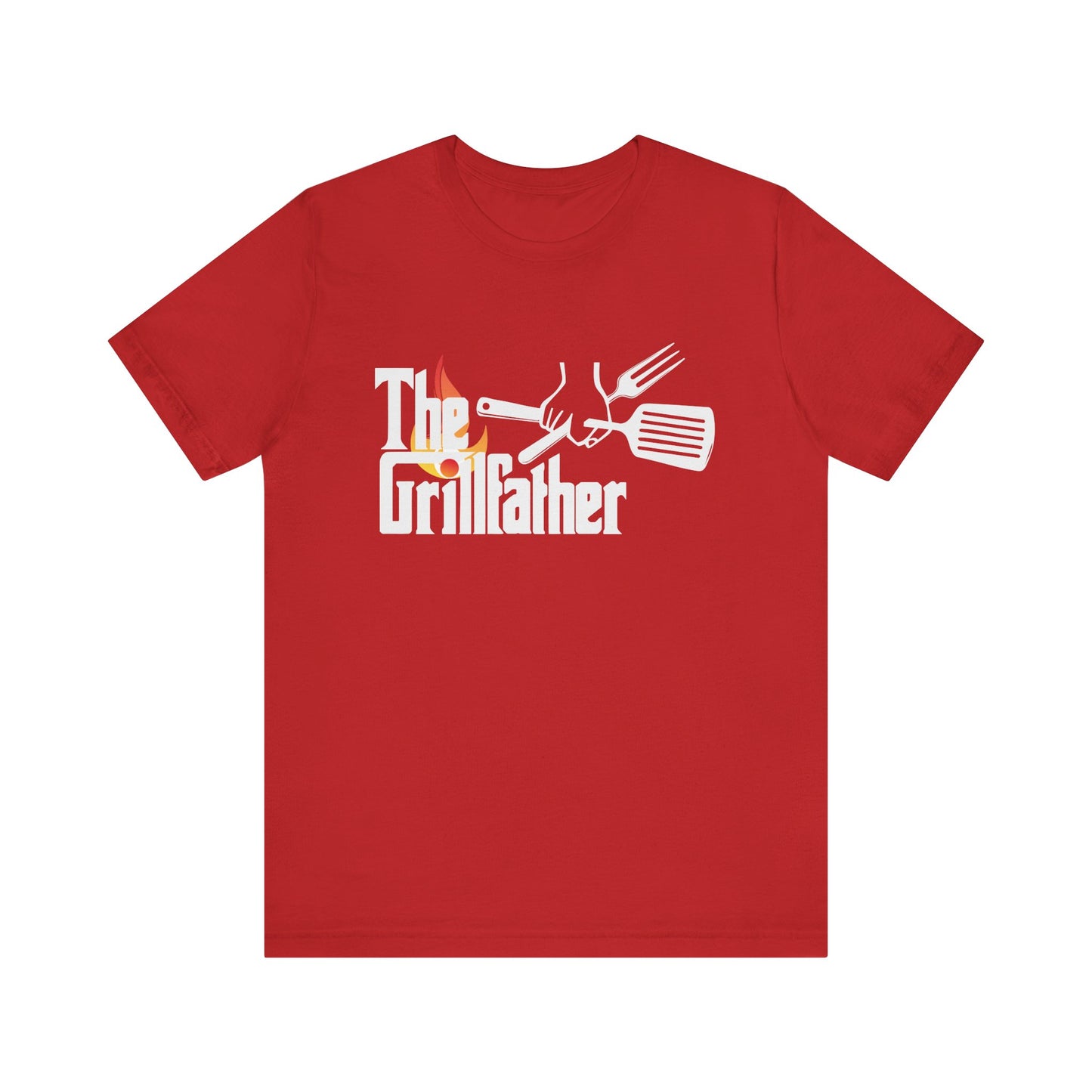 Grillfather Tee - Perfect for Dads and BBQ Lovers, Father's Day Gift, Summer Cookouts, Mens Casual Wear, Fun BBQ Apparel