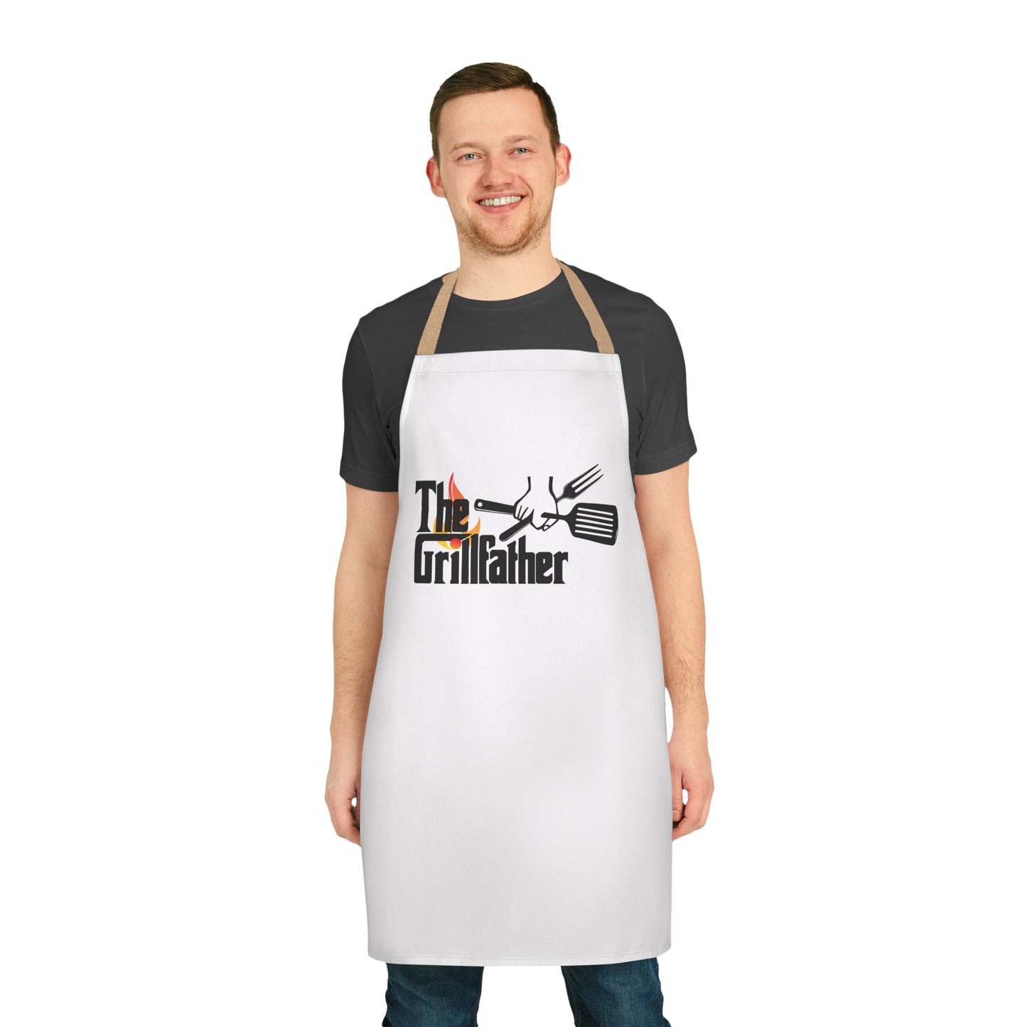 Grillfather Apron: Fun Cooking Gift for BBQ Lovers, Father's Day, Kitchen Decor, Gift for Him, Culinary Passion