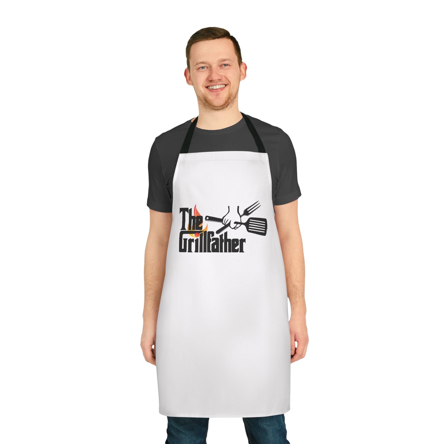 Grillfather Apron: Fun Cooking Gift for BBQ Lovers, Father's Day, Kitchen Decor, Gift for Him, Culinary Passion