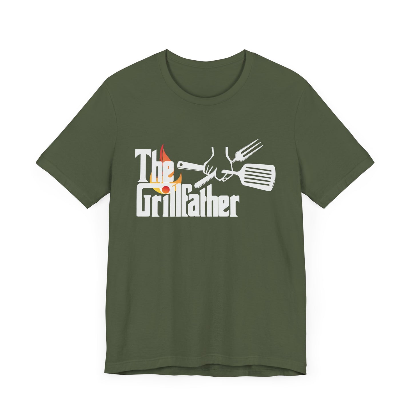 Grillfather Tee - Perfect for Dads and BBQ Lovers, Father's Day Gift, Summer Cookouts, Mens Casual Wear, Fun BBQ Apparel