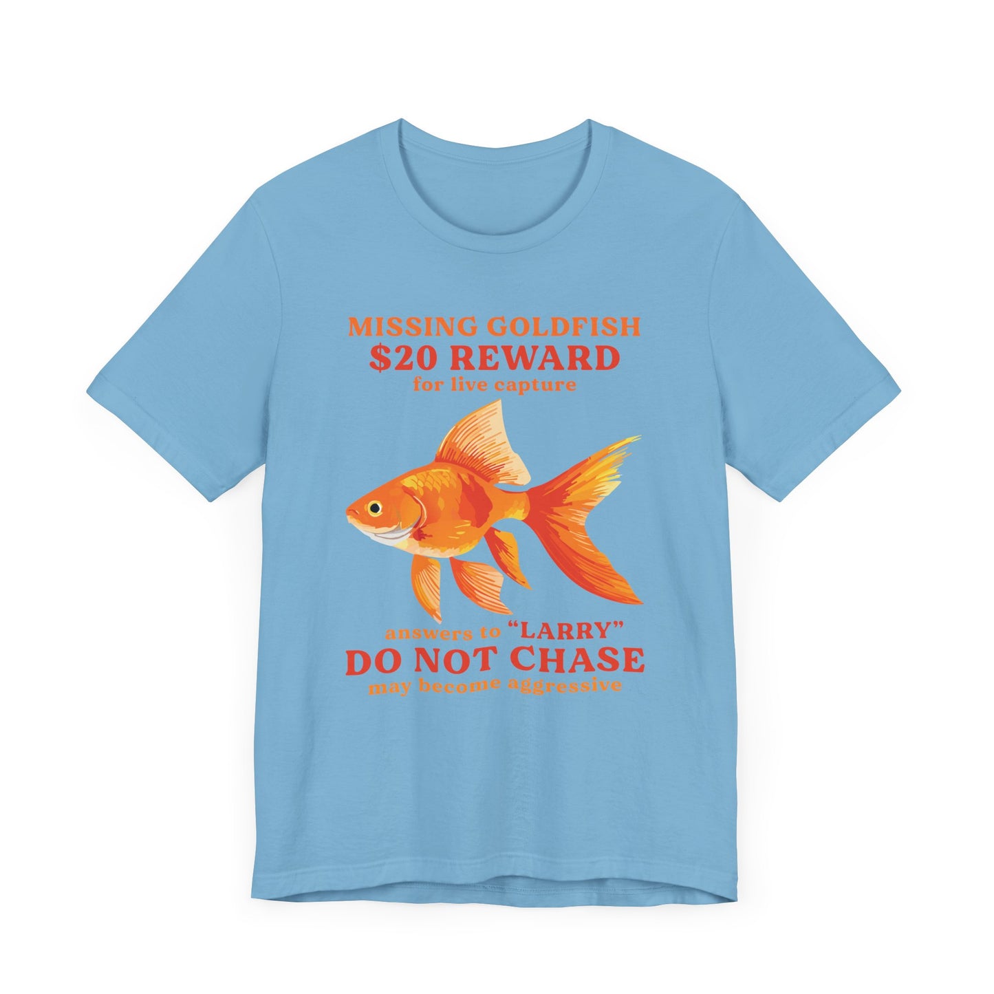 Missing Goldfish Tee, Funny Pet Loss Shirt, Unisex Comedy T-Shirt, Gift for Fish Lovers, Unique Animal Humor Apparel